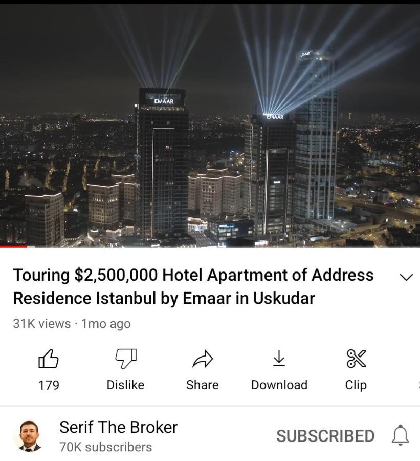 Serviced Luxurious 3+1 In Address Emaar Square Istanbul Eksteriør billede